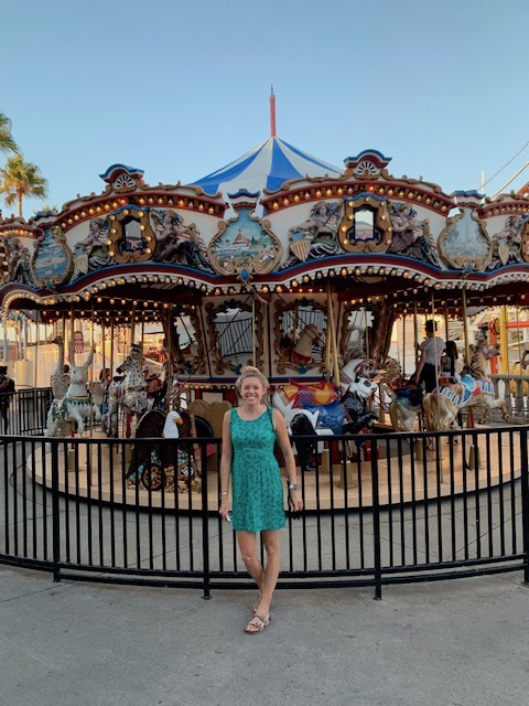 carousel at Belmont Park in Mission Beach 