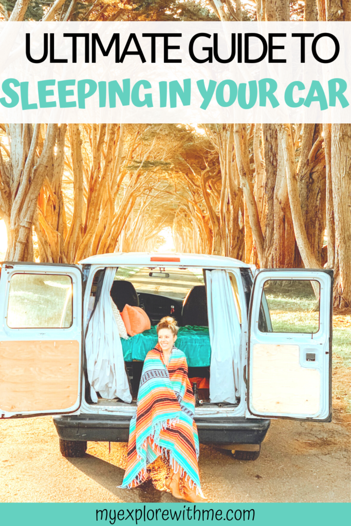 Looking for a more affordable way to vacation? Car camping is the perfect solution. I am sharing some car camping tips along with what kind of gear to pack when sleeping in your car. #carcamping #camping #vacation | car camping | sleeping in car | travel | camping | camping tips | car camping tips | car camping safety tips | how to sleep in your car | ultimate guide | cheap camping | free camping